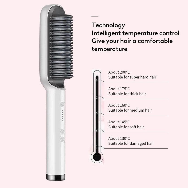 Portable Hair Straightener Brush